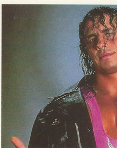 WWF Merlin Stickers 1992 Bret Hart No.39