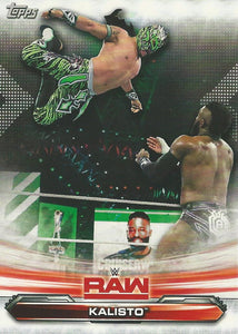 WWE Topps Raw 2019 Trading Card Kalisto No.39