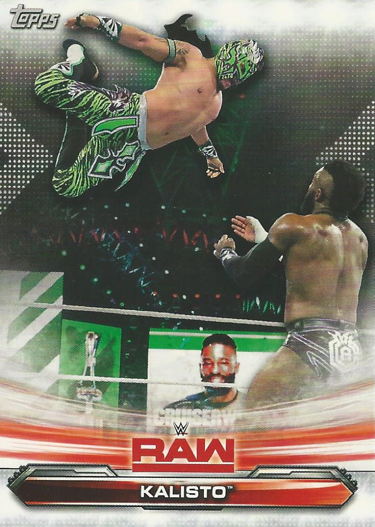 WWE Topps Raw 2019 Trading Card Kalisto No.39