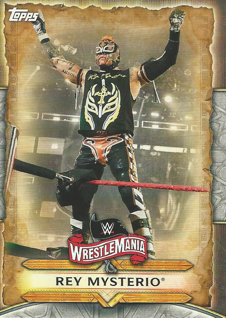 WWE Topps Road to Wrestlemania 2020 Trading Cards Rey Mysterio WM-39