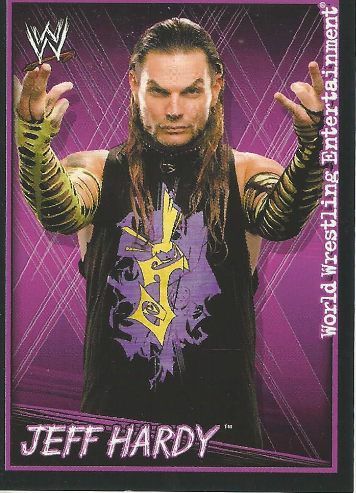 WWE Topps Superstars Uncovered Sticker Collection 2007 Jeff Hardy No.39