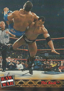 WWF Fleer Raw 2001 Trading Cards The Rock No.39