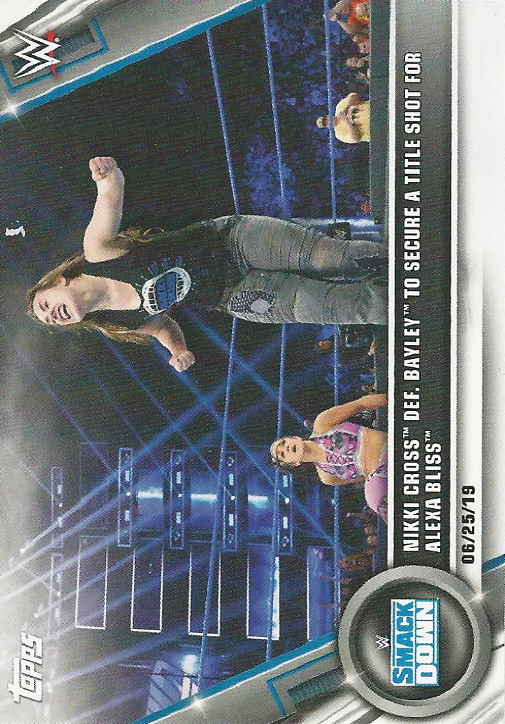 WWE Topps Women Division 2020 Trading Cards Nikki Cross No.39