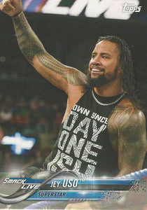 WWE Topps 2018 Trading Cards Jey Uso No.39