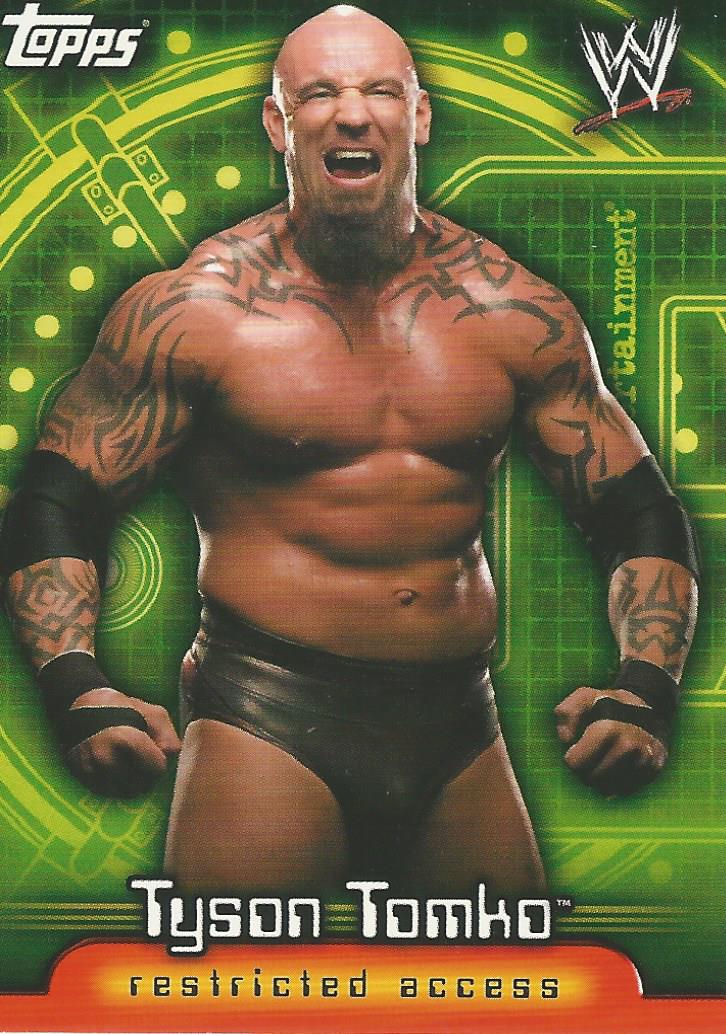 WWE Topps Insider 2006 Trading Card Tyson Tomko No.39