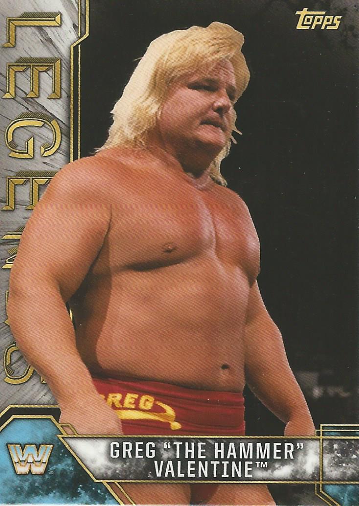 WWE Topps Legends 2017 Trading Card Greg Valentine No.39