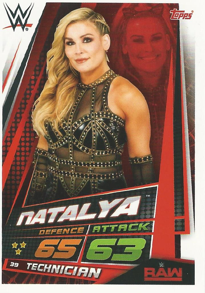 WWE Topps Slam Attax Universe 2019 Trading Card Natalya No.39