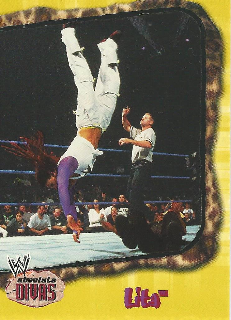 WWE Fleer Absolute Divas Trading Card 2002 Lita No.39