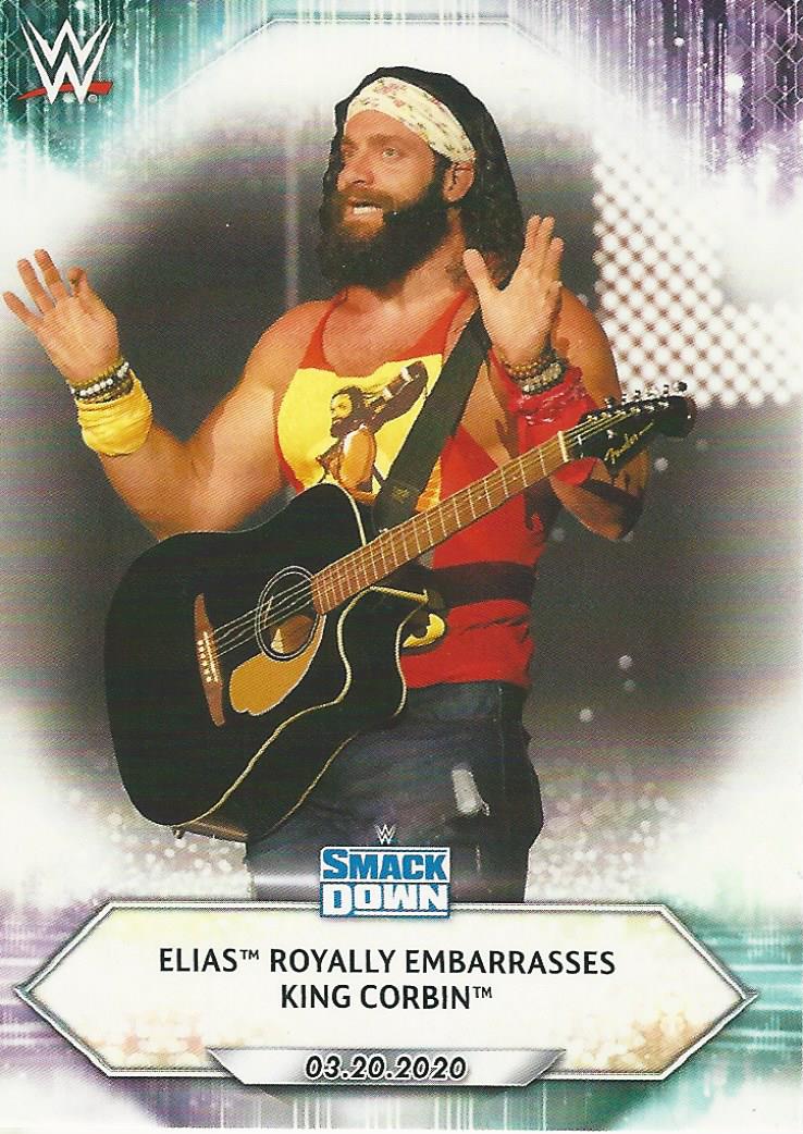 WWE Topps 2021 Trading Cards Elias No.39