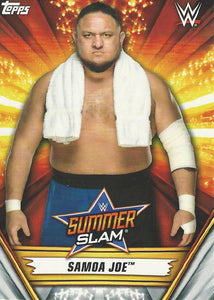 WWE Topps Summerslam 2019 Trading Card Samoa Joe No.39