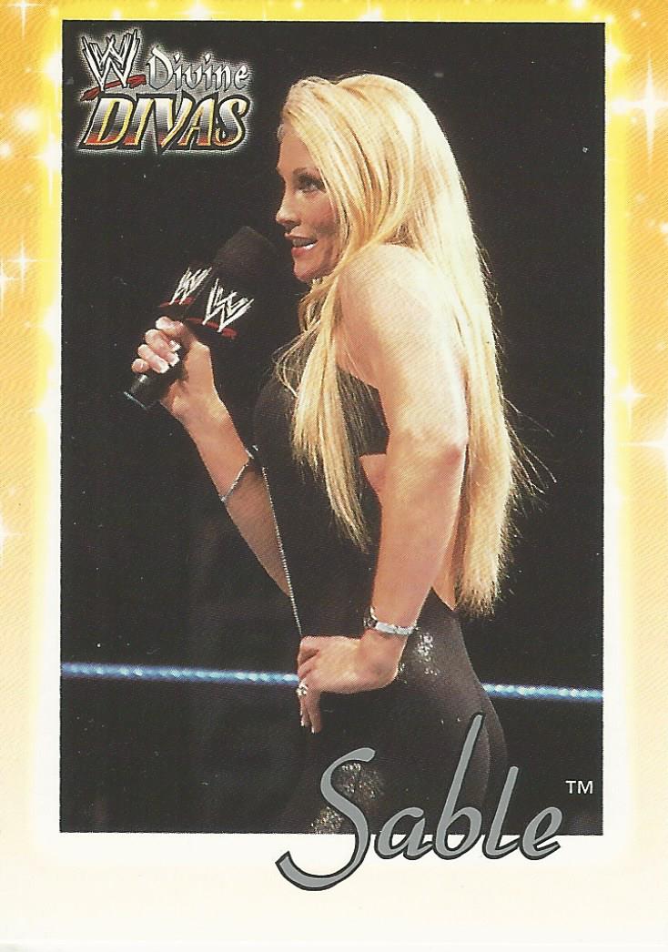 WWE Fleer Divine Divas Trading Card 2003 Sable No.39