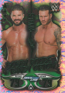 WWE Topps Slam Attax Live 2018 Trading Card Bobby Roode vs Randy Orton No.39