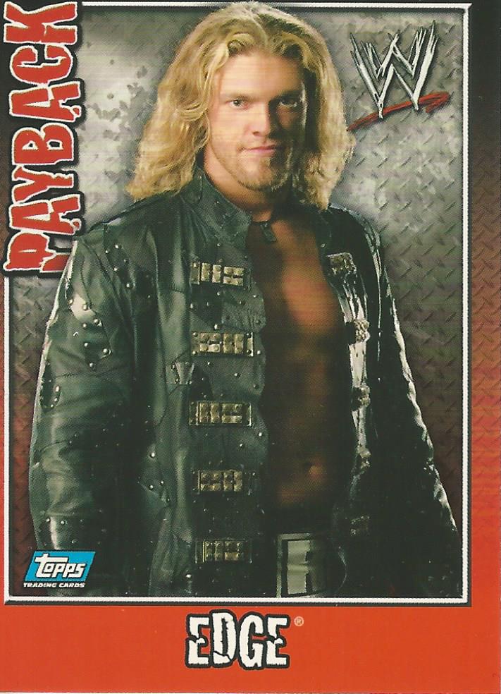 WWE Topps Payback 2006 Trading Card Edge No.3