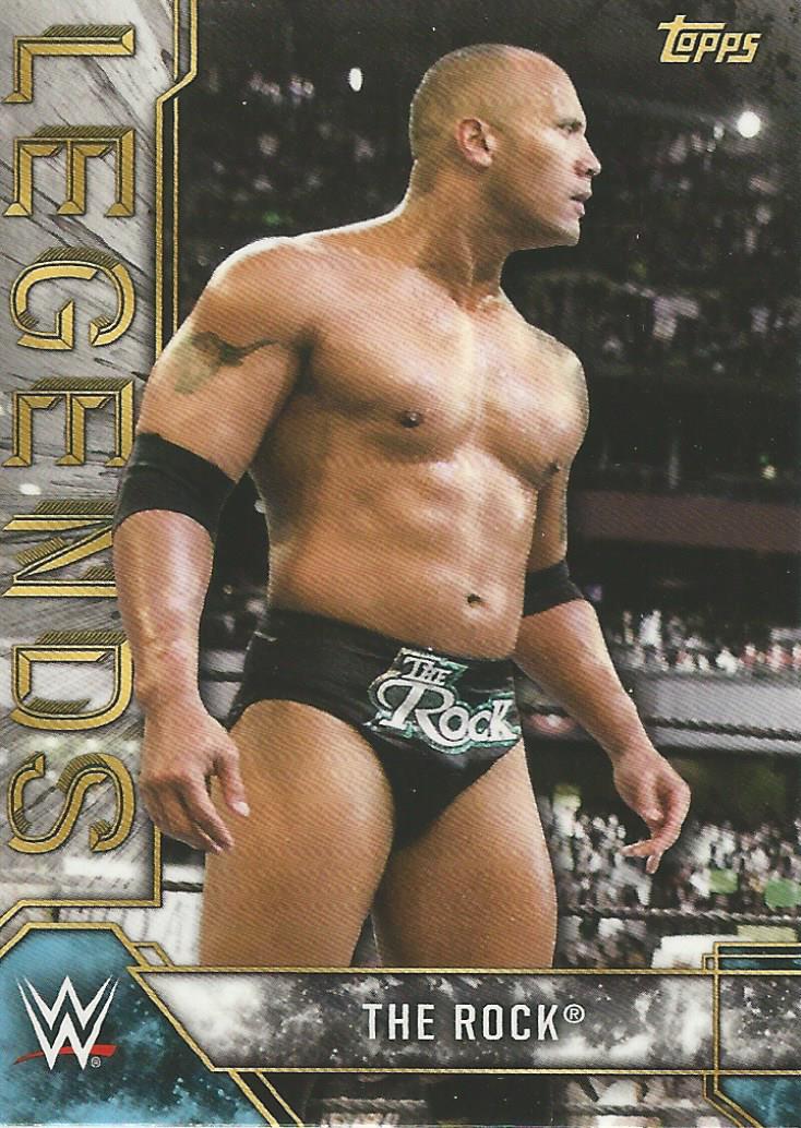 WWE Topps Legends 2017 Trading Card The Rock No.3