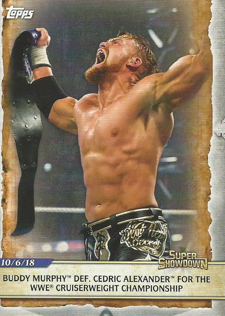 WWE Topps Road to Wrestlemania 2020 Trading Cards Buddy Murphy No.3