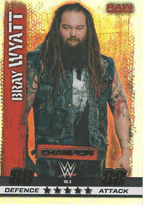 WWE Topps Slam Attax 10th Edition Trading Card 2017 Champion Bray Wyatt No.3