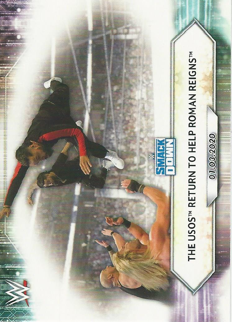 WWE Topps 2021 Trading Cards The Usos No.3