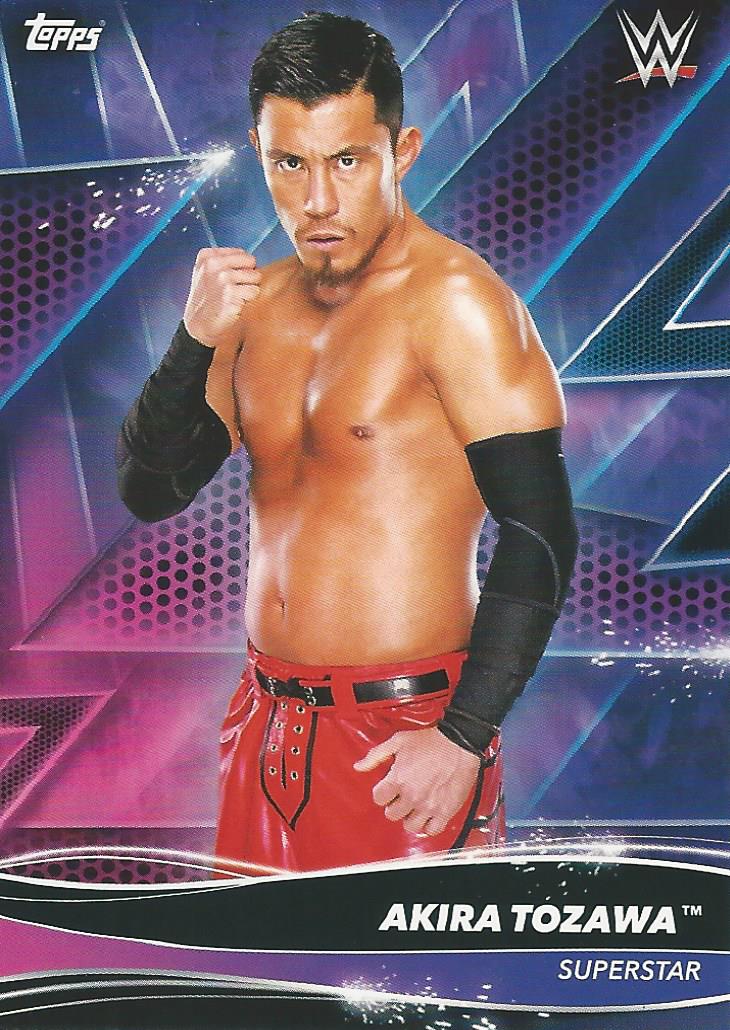 Topps WWE Superstars 2021 Trading Cards Akira Tozawa No.3