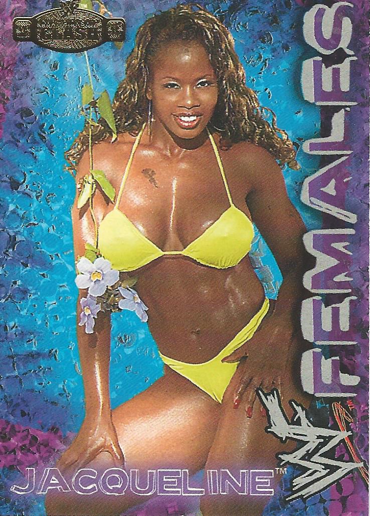 WWF Fleer Championship Clash 2001 Trading Card Jacqueline WF 8 of 9