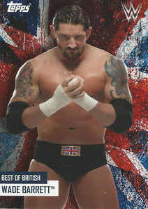 WWE Topps Best of British 2021 Trading Card Wade Barrett