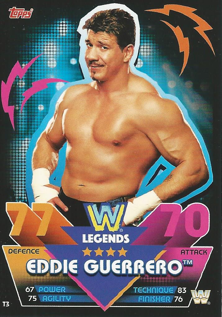 WWE Topps Slam Attax Reloaded 2020 Trading Card Eddie Guerrero T3