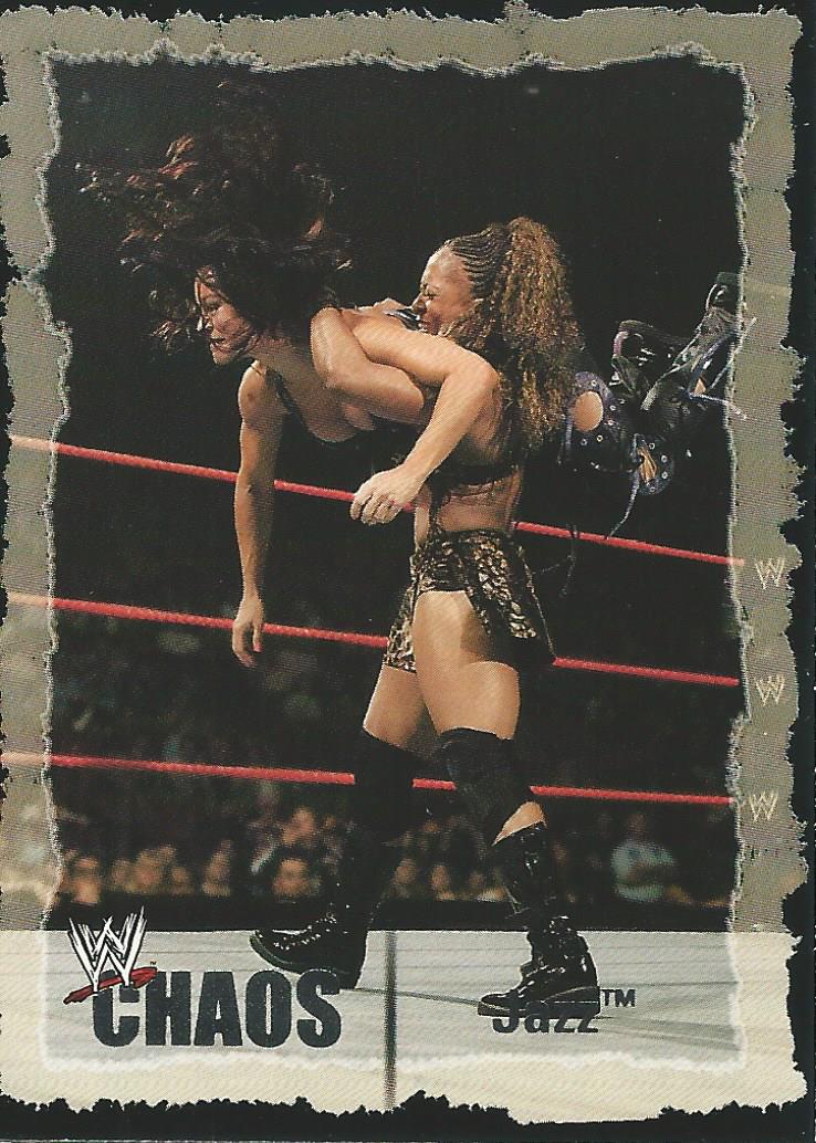 WWE Fleer Chaos Trading Card 2004 Jazz No.3