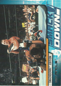 WWE Fleer Raw vs Smackdown Trading Card 2002 Kurt Angle No.3