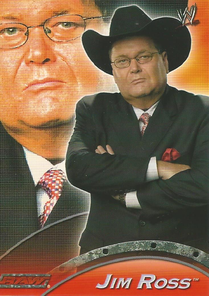 WWE Topps Apocalypse 2004 Trading Card Jim Ross R3