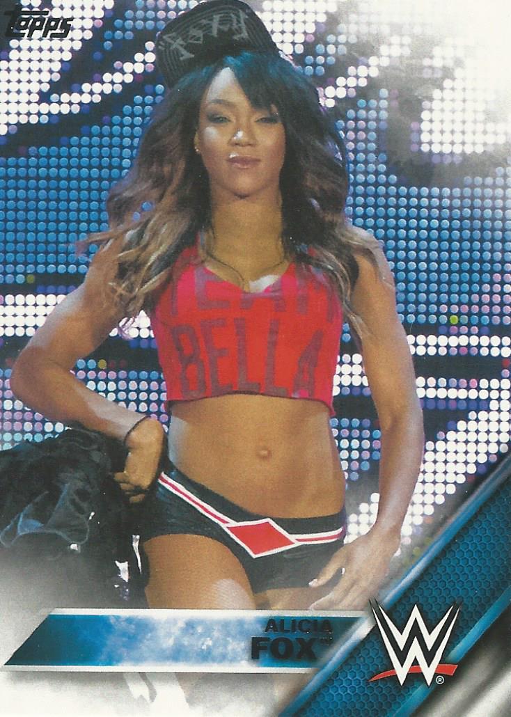 WWE Topps 2016 Trading Cards Alicia Fox No.3