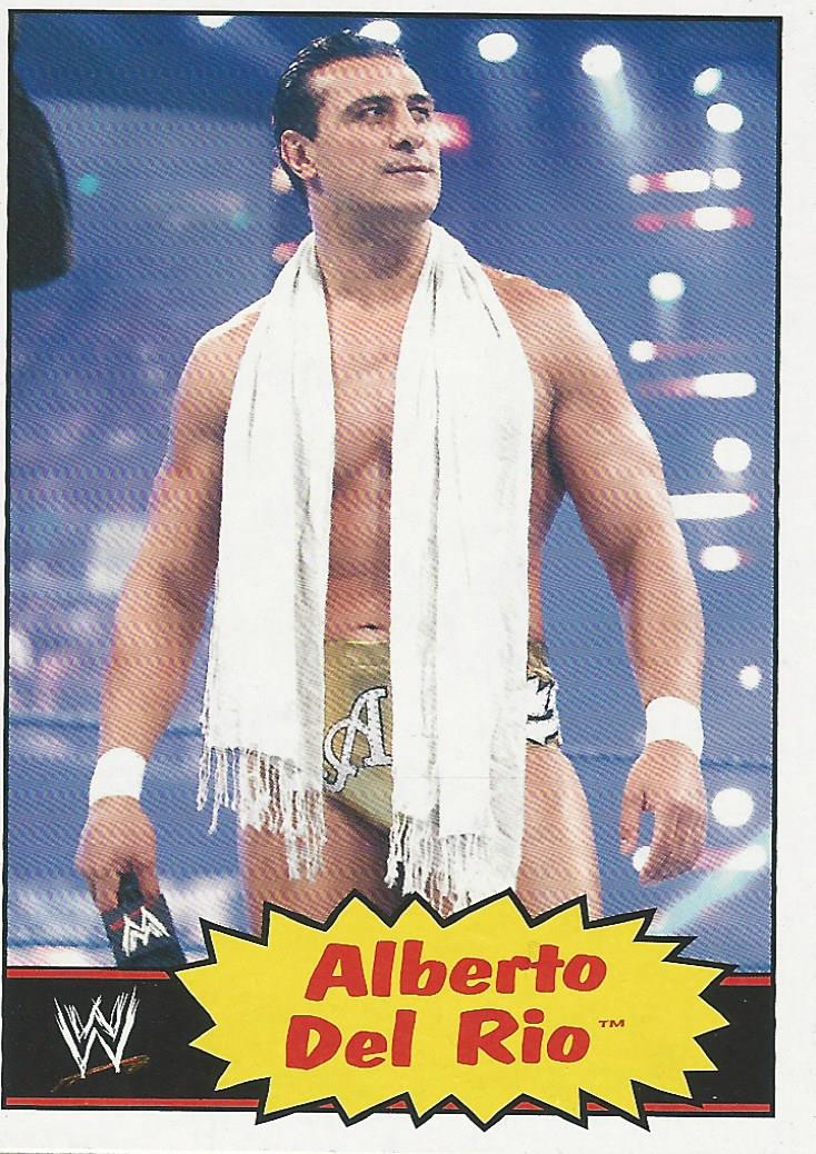 WWE Topps Heritage 2012 Trading Cards Alberto Del Rio No.3