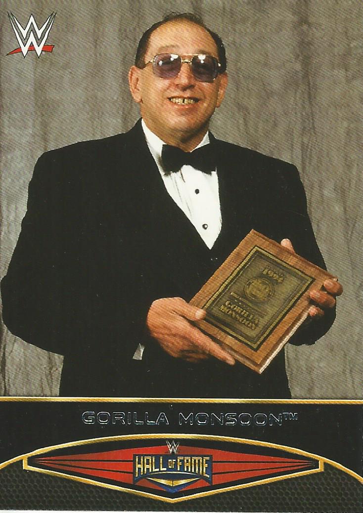 WWE Topps Road to Wrestlemania 2015 Trading Cards Gorilla Monsoon 3 of 30