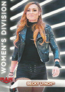 WWE Topps Women Division 2021 Trading Card Becky Lynch RC-3