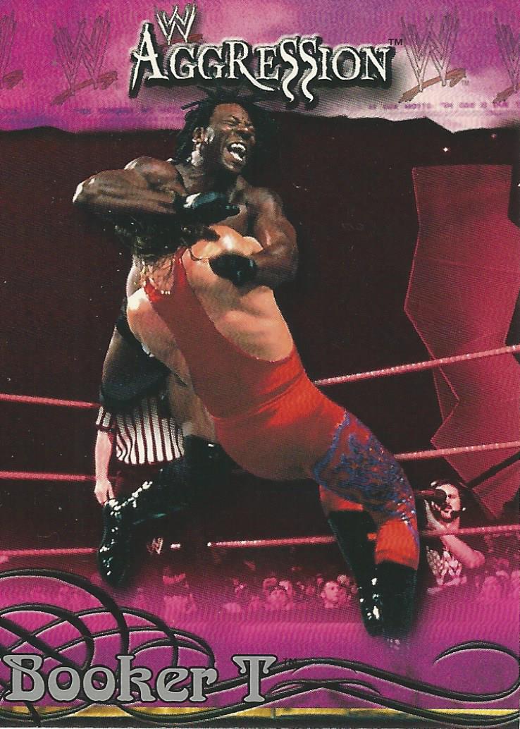 WWE Fleer Aggression Trading Card Booker T No.3