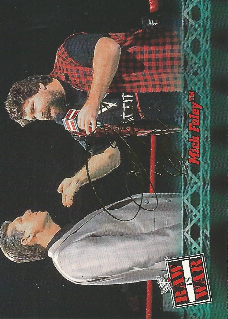 WWF Fleer Raw 2001 Trading Cards Mick Foley No.3