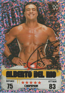 WWE Topps Slam Attax Takeover 2016 Trading Card Alberto Del Rio Gold Champion No.3