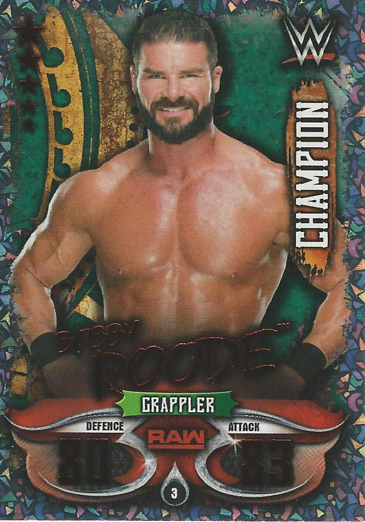 WWE Topps Slam Attax Live 2018 Trading Card Bobby Roode Champion No.3