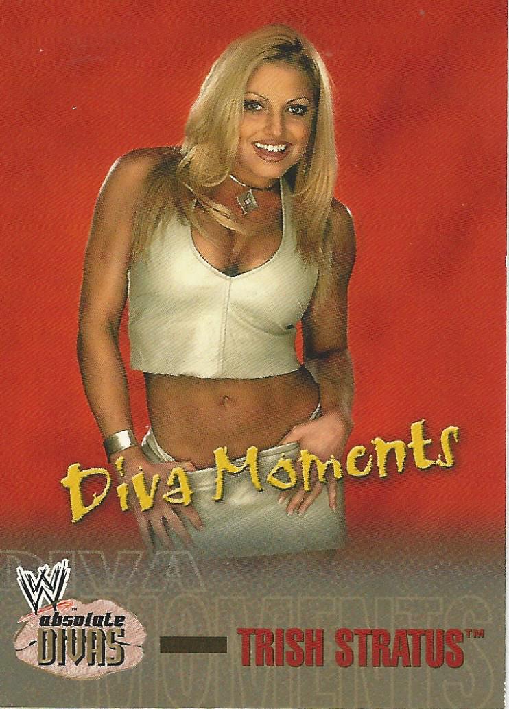 WWE Fleer Absolute Divas 2002 Trading Cards Trish Stratus No.72 Bronze