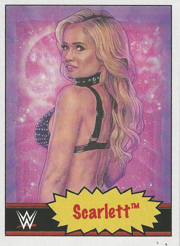 WWE Topps Living Set Trading Cards 2021 Scarlett No.40