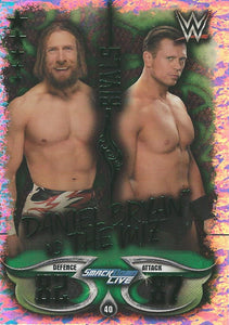 WWE Topps Slam Attax Live 2018 Trading Card Daniel Bryan vs The Miz No.40