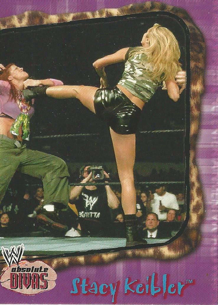 WWE Fleer Absolute Divas Trading Card 2002 Stacy Keibler No.40
