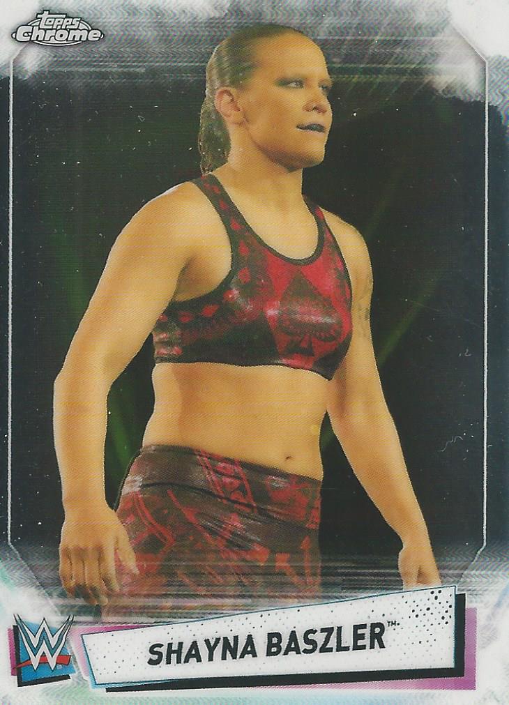 WWE Topps Chrome 2021 Trading Cards Shayna Baszler No.40