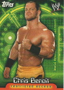 WWE Topps Insider 2006 Trading Cards US Chris Benoit No.40