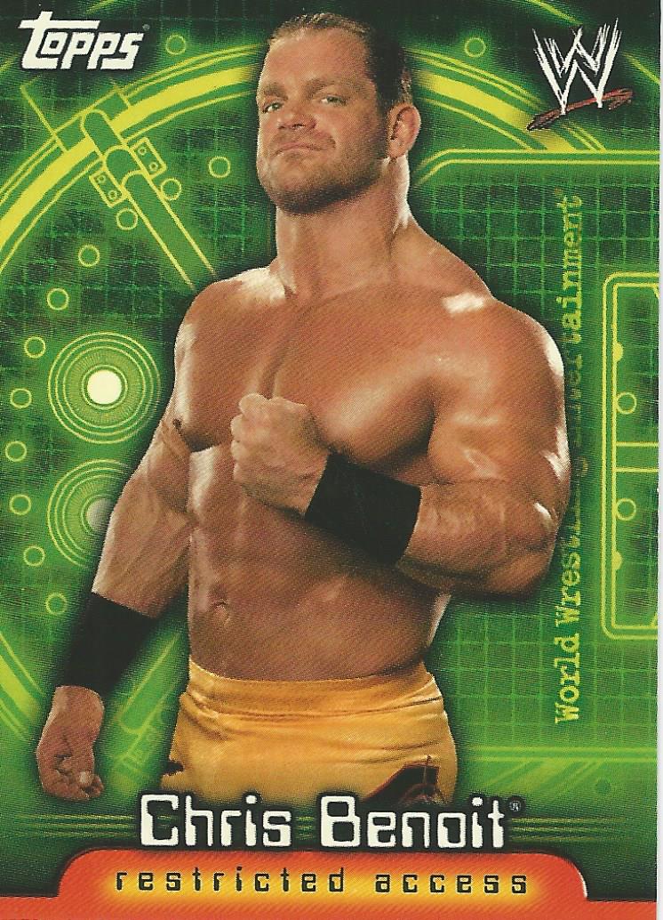 WWE Topps Insider 2006 Trading Cards US Chris Benoit No.40