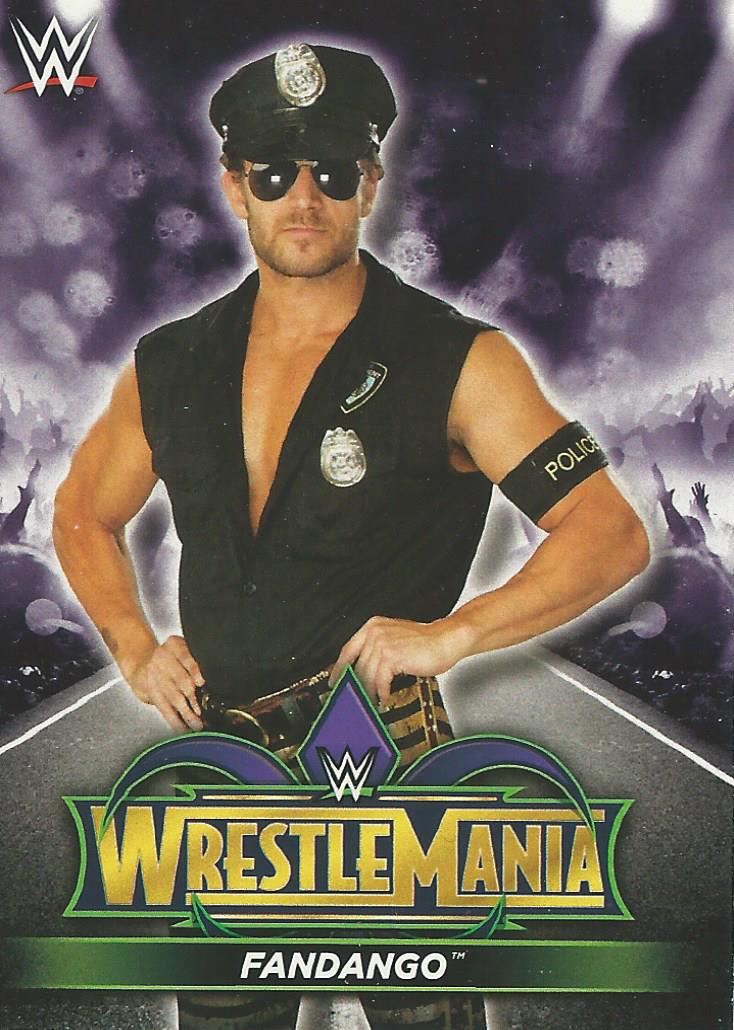 WWE Topps Road to Wrestlemania 2018 Trading Cards Fandango R40