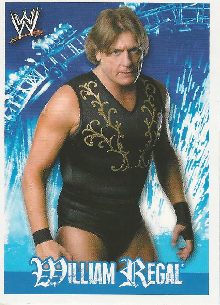 WWE Topps Rivals 2009 Stickers William Regal No.40