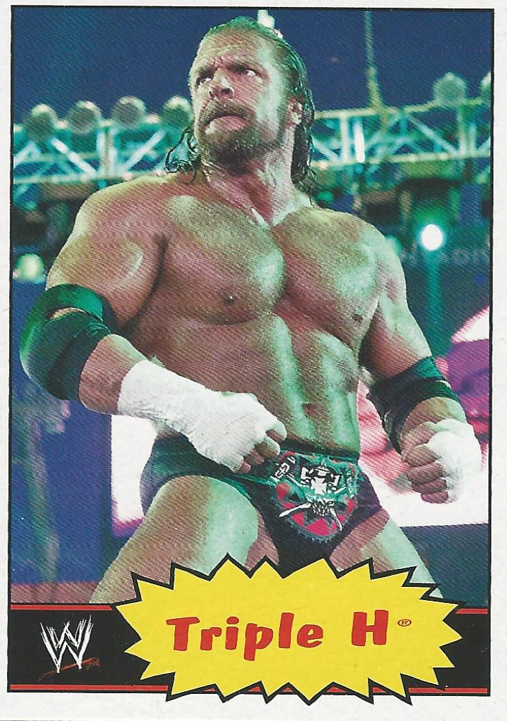 WWE Topps Heritage 2012 Trading Cards Triple H No.40