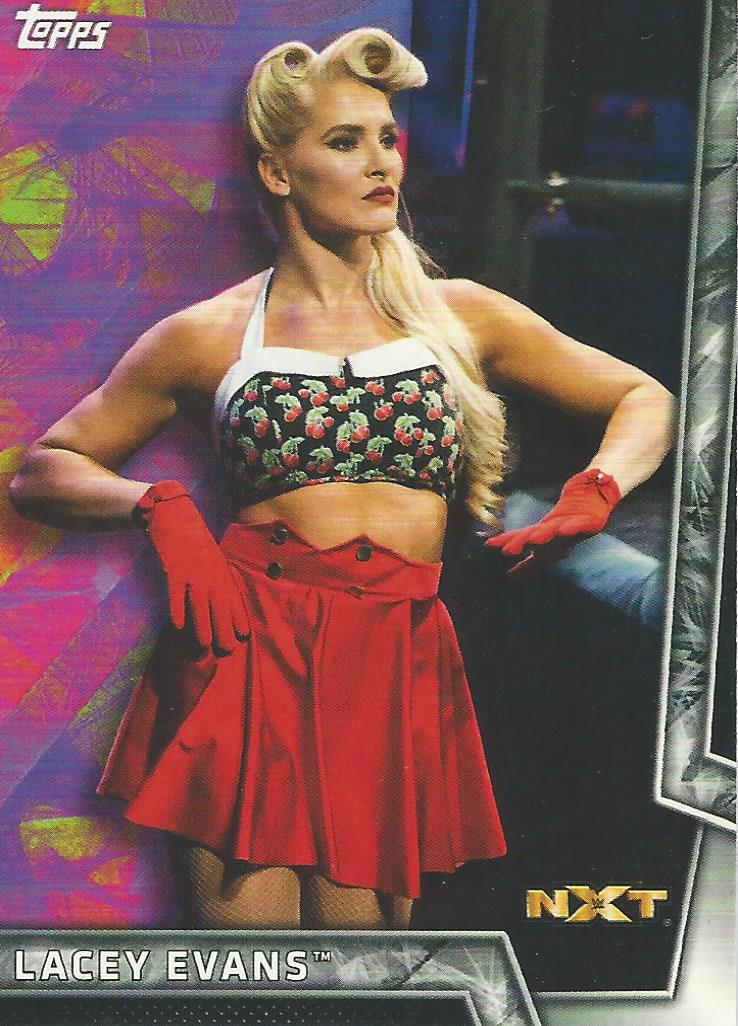 WWE Topps Women Division 2018 Trading Cards Lacey Evans No.40