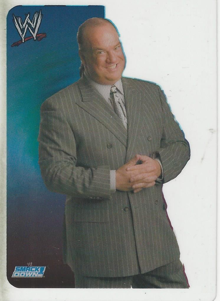 WWE Edibas Lamincards 2004 Paul Heyman No.40