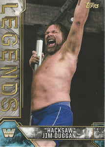 WWE Topps Legends 2017 Trading Card Hacksaw Jim Duggan No.40