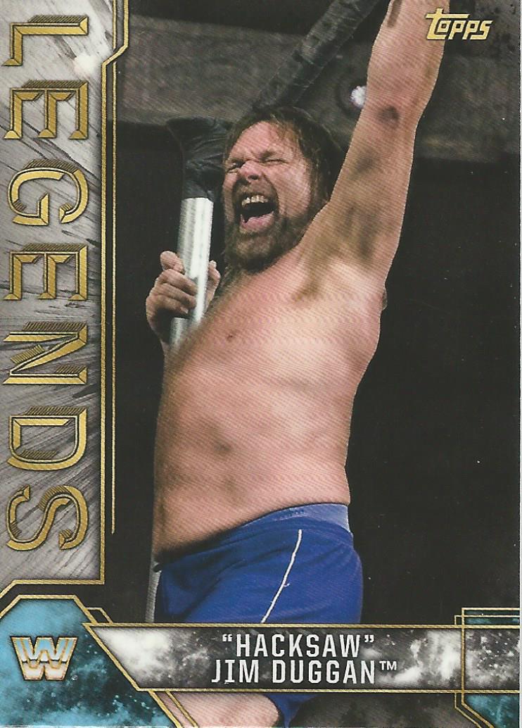 WWE Topps Legends 2017 Trading Card Hacksaw Jim Duggan No.40